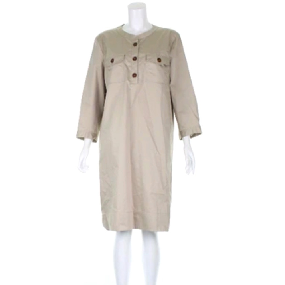 Gerard Darel: Utility Shirt Dress with adjustable sleeves